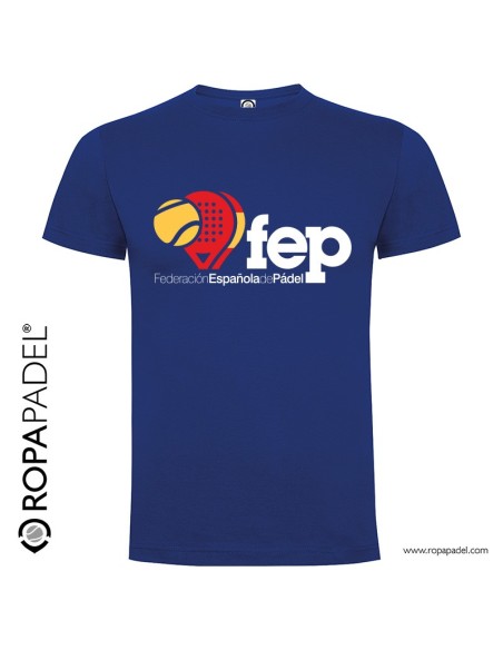 Camiseta de pádel FEP "Federación Española de Pádel" en ROPAPADEL