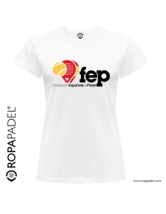Camiseta de pádel FEP "Federación Española de Pádel" en ROPAPADEL 2