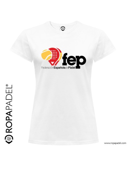 Camiseta de pádel FEP "Federación Española de Pádel" en ROPAPADEL Camiseta de pádel FEP "Federación Española de Pádel" en ROPAPADEL