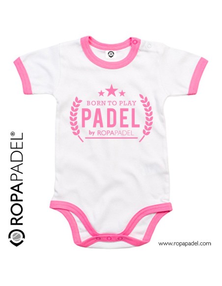Body de pádel para bebé "BORN TO PLAY PADEL" - Comprar en ROPAPADEL