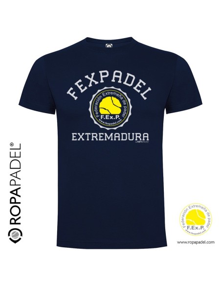 Camiseta de pádel hombre FEXPADEL URBAN 2019 "Federación Extremeña de Pádel" Camiseta de pádel hombre FEXPADEL URBAN 2019 "Federación Extremeña de Pádel"