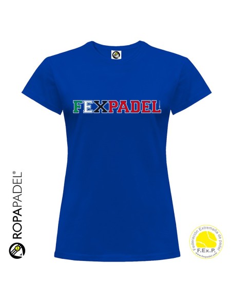 Camiseta de Pádel mujer FEXPADEL URBAN 2018 "Federación Extremeña de Pádel" Camiseta de Pádel mujer FEXPADEL URBAN 2018 "Federación Extremeña de Pádel"