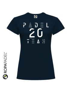 Camiseta de padel de mujer casual "PADEL 20 TEAM" 2
