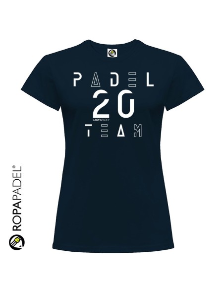 Camiseta de padel de mujer casual "PADEL 20 TEAM" Camiseta de padel de mujer casual "PADEL 20 TEAM"