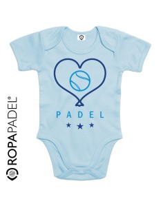 Body de pádel para bebé "BABYPADEL BLUE" 2