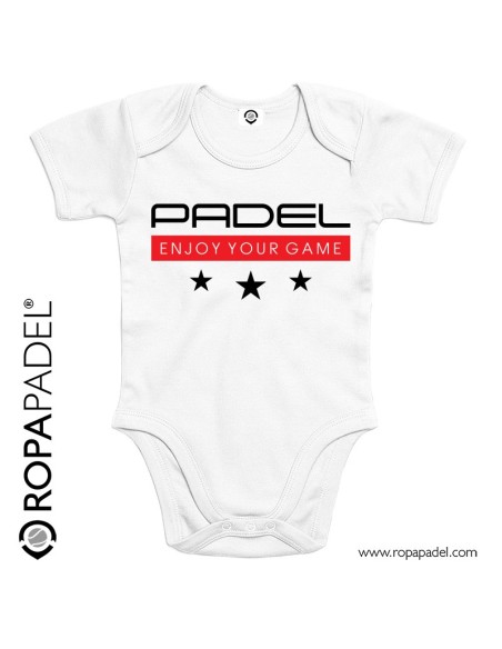 Body de pádel para bebé "BABYPADEL ENJOY" Body de pádel para bebé "BABYPADEL ENJOY"