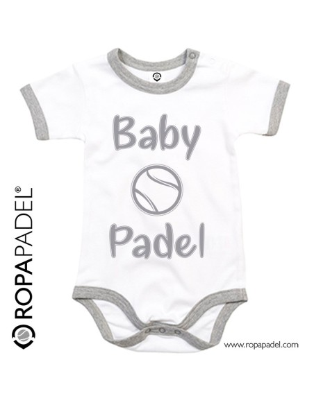 Body de pádel para bebé "BABYPADEL HAPPY" - Comprar Bodys en ROPAPADEL