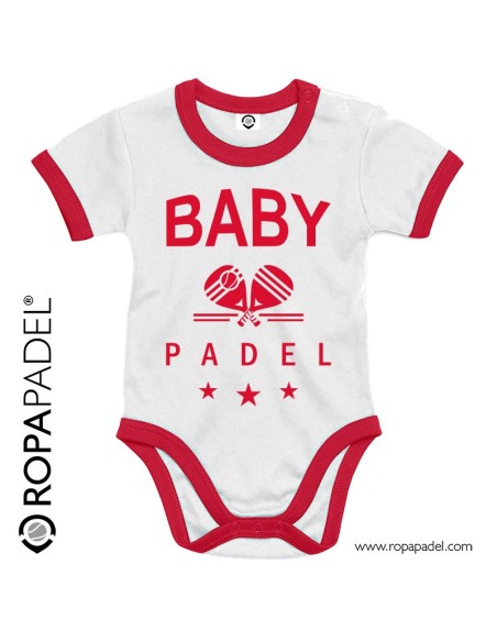 Body de pádel para bebé "BABYPADEL STAR" - Comprar Bodys en ROPAPADEL