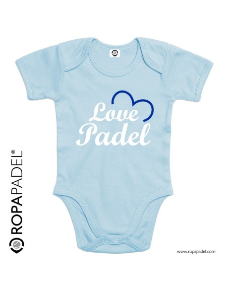 Body de pádel para bebé "BABYPADEL LOVE PADEL" - Bodys en ROPAPADEL Body de pádel para bebé "BABYPADEL LOVE PADEL" - Bodys en ROPAPADEL