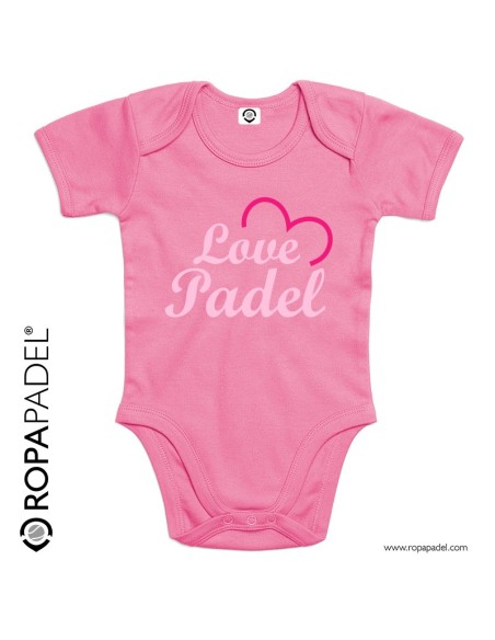 Body de pádel para bebé "BABYPADEL LOVE PADEL" - Bodys en ROPAPADEL Body de pádel para bebé "BABYPADEL LOVE PADEL" - Bodys en ROPAPADEL