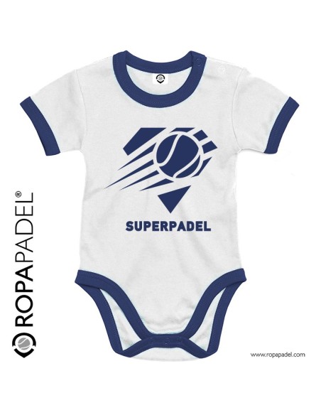 Body de pádel para bebé "BABYPADEL SUPERPADEL - Bodys en ROPAPADEL Body de pádel para bebé "BABYPADEL SUPERPADEL - Bodys en ROPAPADEL