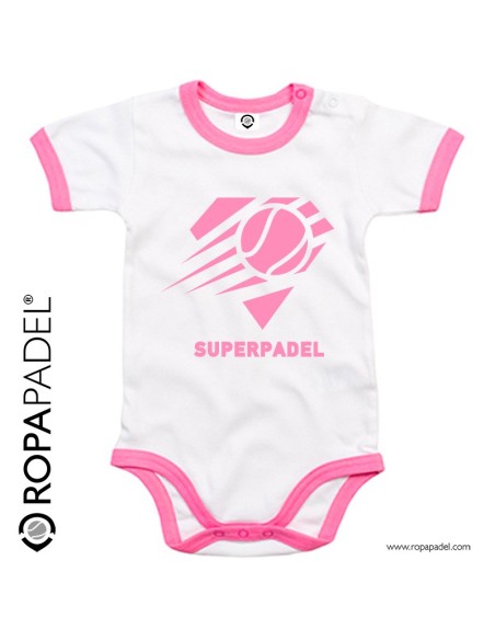 Body de pádel para bebé "BABYPADEL SUPERPADEL - Bodys en ROPAPADEL Body de pádel para bebé "BABYPADEL SUPERPADEL - Bodys en ROPAPADEL