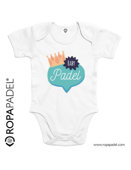 Body de pádel para bebé "BABYPADEL KING" Body de pádel para bebé "BABYPADEL KING"