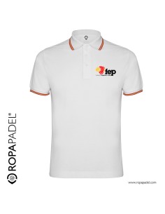 Polo de pádel FEP "Federación Española de Pádel" en ROPAPADEL 2