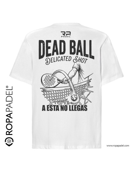Camiseta técnica de pádel infantil divertida Dead Ball diseño espalda - Ropapadel