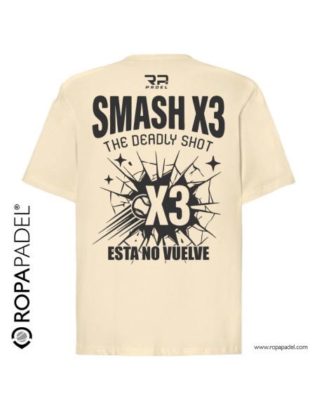 Camiseta Algodón Pádel Infantil Smash X3 | Ropa Casual Niño