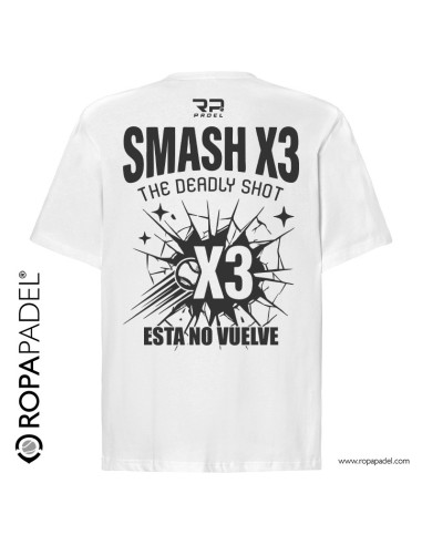 Camiseta Algodón Pádel Infantil Smash X3 | Ropa Casual Niño