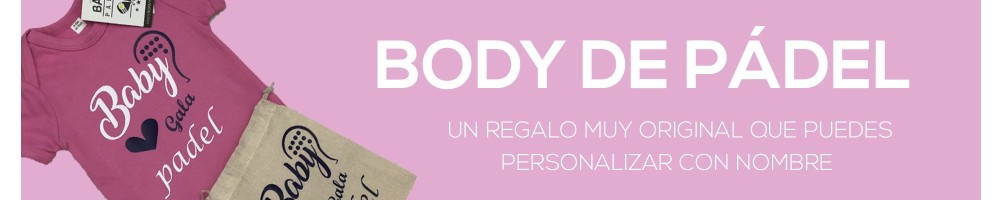 Body de Bebé de Pádel - Un regalo muy original a comprar en ROPAPADEL